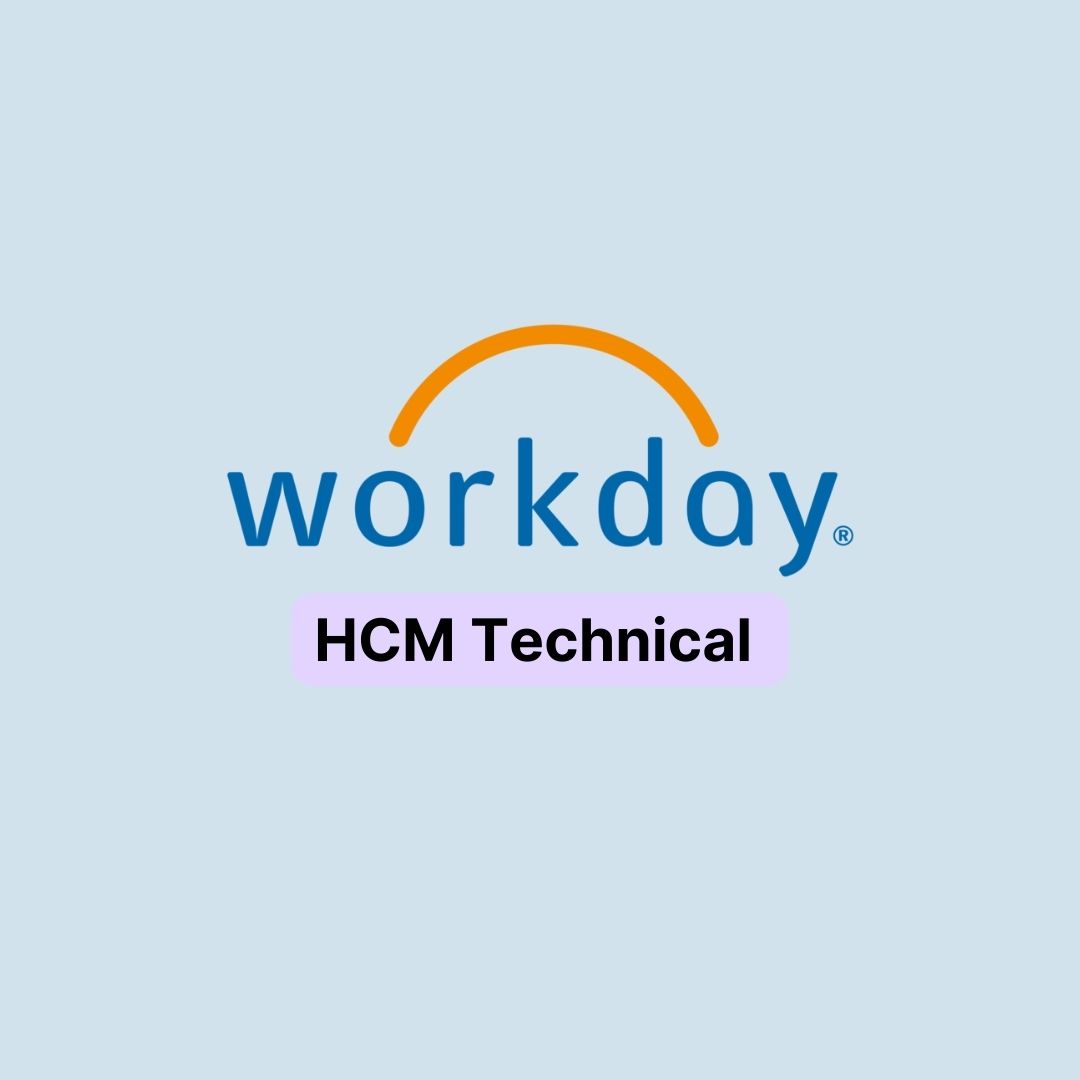 Workday HCM Technical Training